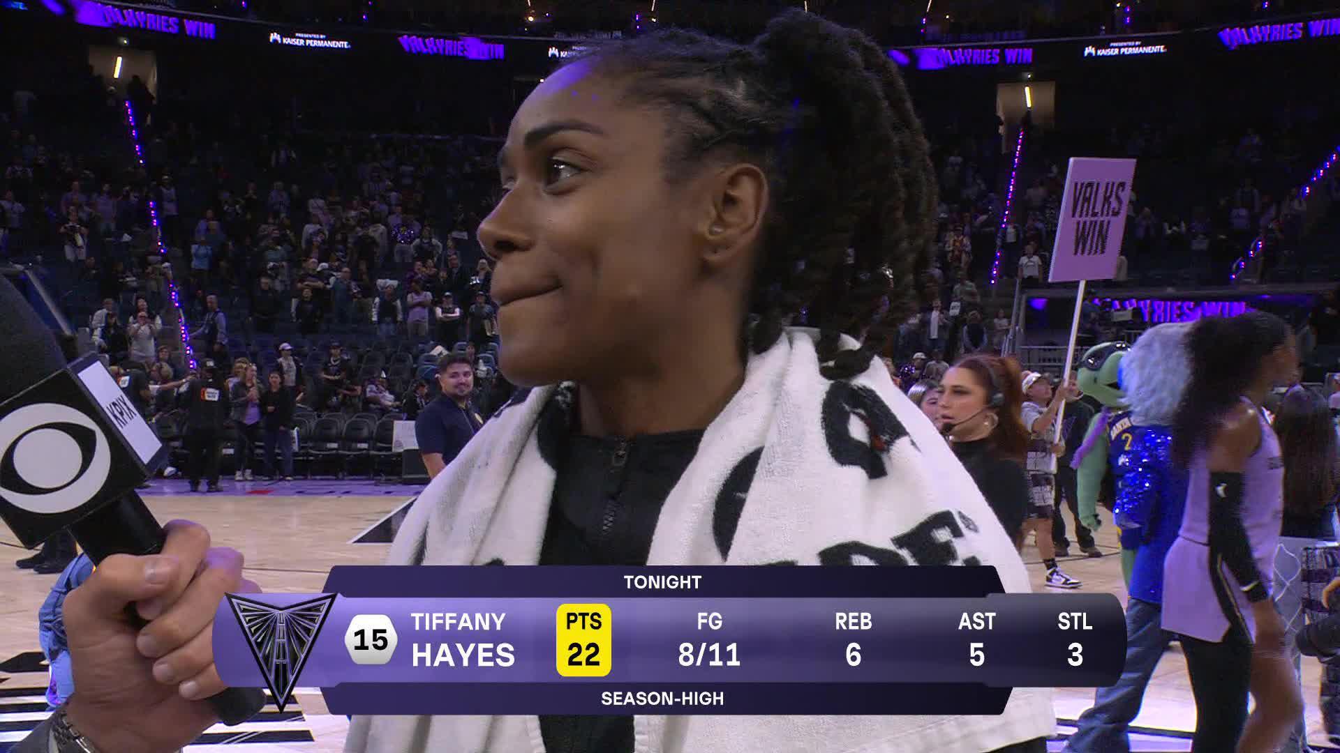 Tiffany Hayes Postgame (KPIX) | 8/12/26